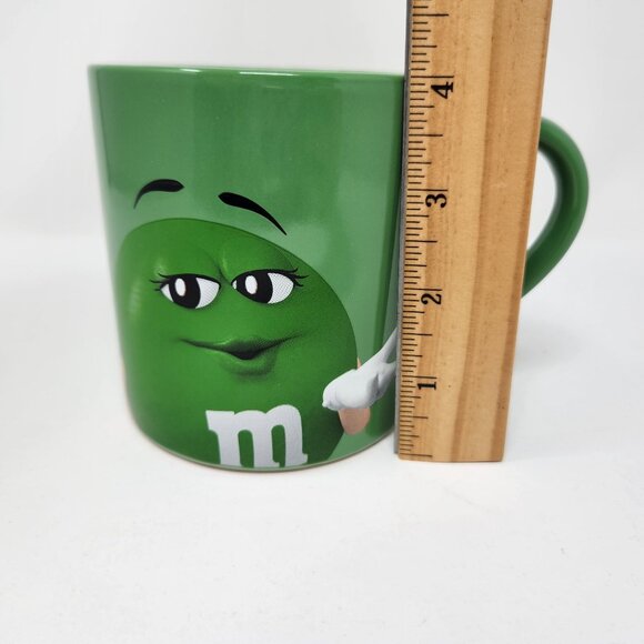 M&Ms Green Character Ceramic Mug "Eat Your Heart Out Darling" 2021 Frankford Can - Picture 6 of 8